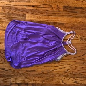 Two layer built in bra  ivivva tank top
